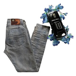 Heritage by America NWOT Gray Lightweight Skinny Jeans Men 34/33